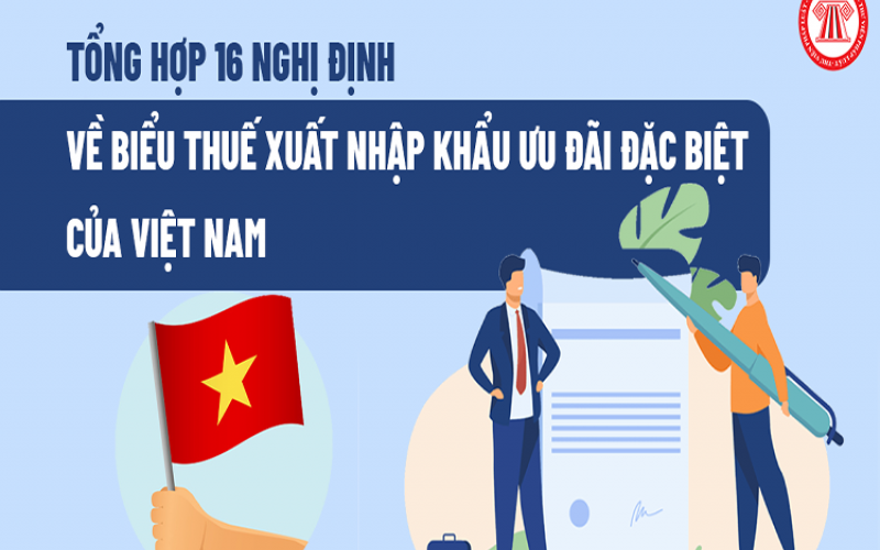 Một số Nghị định mới quy định Biểu thuế xuất khẩu ưu đãi, Biểu thuế nhập khẩu ưu đãi đặc biệt để thực hiện các Hiệp định Thương mại, Hiệp định Đối tác kinh tế có hiệu lực thi hành kể từ ngày 30/12/2022